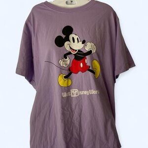 Disney Mickey Mouse purple t-shirt #Disney #MickeyMouse 2X